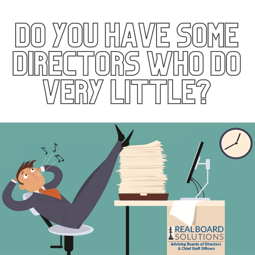 Do You Have Some Directors Who Do Very Little?